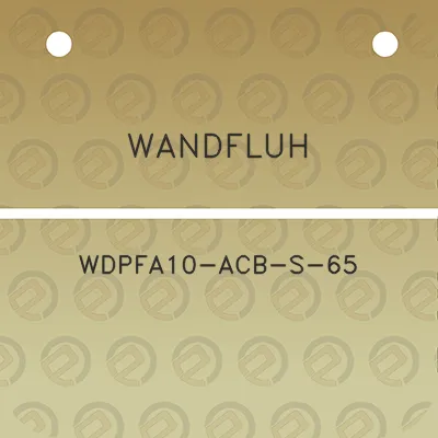 wandfluh-wdpfa10-acb-s-65