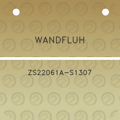 wandfluh-zs22061a-s1307