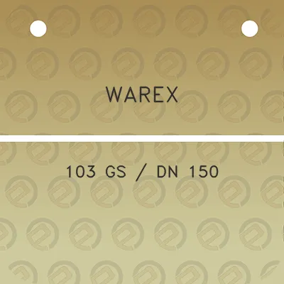 warex-103-gs-dn-150