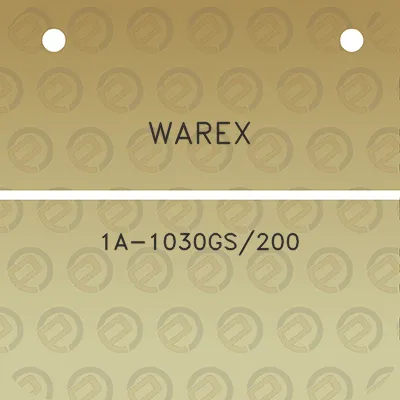 warex-1a-1030gs200