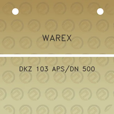 warex-dkz-103-apsdn-500