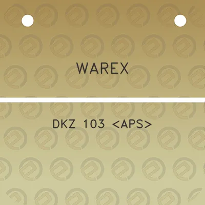 warex-dkz-103-aps