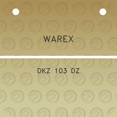 warex-dkz-103-dz