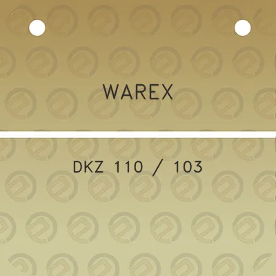 warex-dkz-110-103