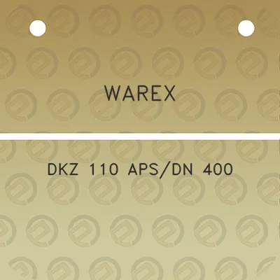 warex-dkz-110-apsdn-400