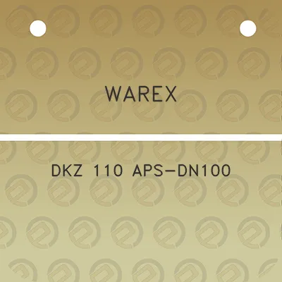 warex-dkz-110-aps-dn100