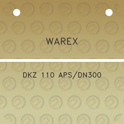 warex-dkz-110-apsdn300