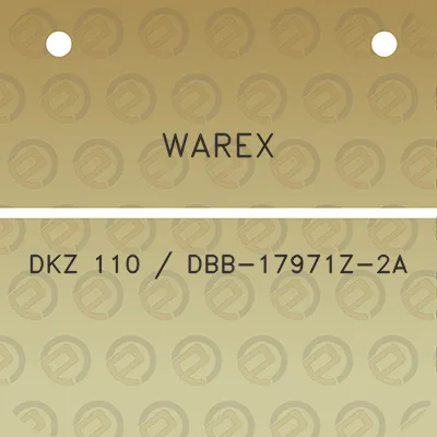 warex-dkz-110-dbb-17971z-2a