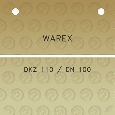 warex-dkz-110-dn-100