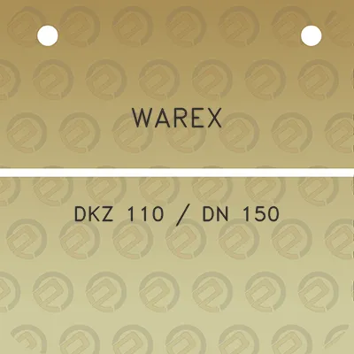 warex-dkz-110-dn-150