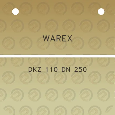 warex-dkz-110-dn-250