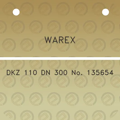 warex-dkz-110-dn-300-no-135654