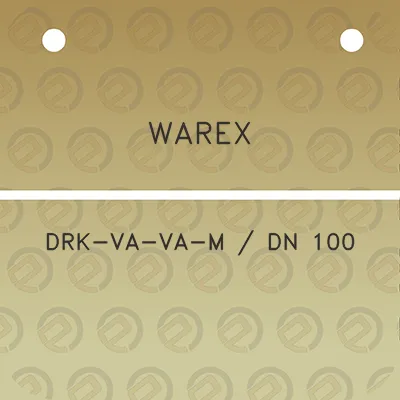 warex-drk-va-va-m-dn-100