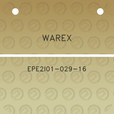 warex-epe2i01-029-16