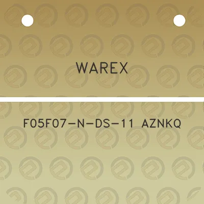 warex-f05f07-n-ds-11-aznkq