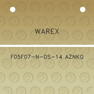 warex-f05f07-n-ds-14-aznkq