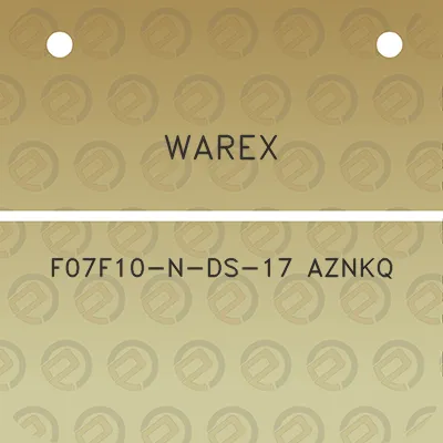 warex-f07f10-n-ds-17-aznkq