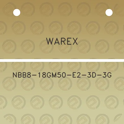 warex-nbb8-18gm50-e2-3d-3g