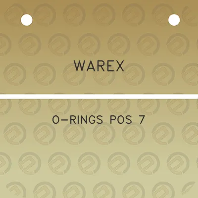 warex-o-rings-pos-7