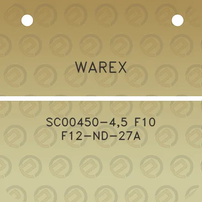 warex-sc00450-45-f10-f12-nd-27a