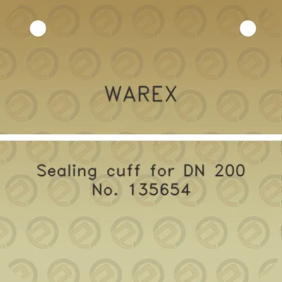 warex-sealing-cuff-for-dn-200-no-135654