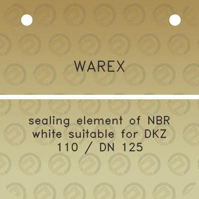 warex-sealing-element-of-nbr-white-suitable-for-dkz-110-dn-125