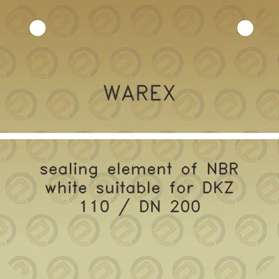 warex-sealing-element-of-nbr-white-suitable-for-dkz-110-dn-200