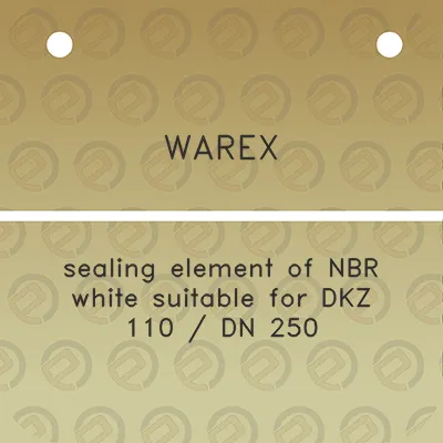 warex-sealing-element-of-nbr-white-suitable-for-dkz-110-dn-250