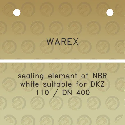 warex-sealing-element-of-nbr-white-suitable-for-dkz-110-dn-400