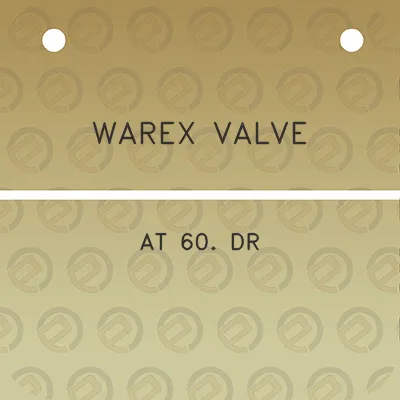 warex-valve-at-60-dr