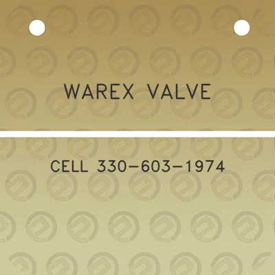 warex-valve-cell-330-603-1974