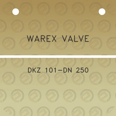 warex-valve-dkz-101-dn-250