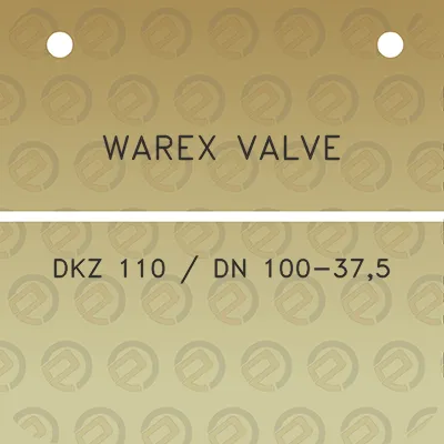 warex-valve-dkz-110-dn-100-375