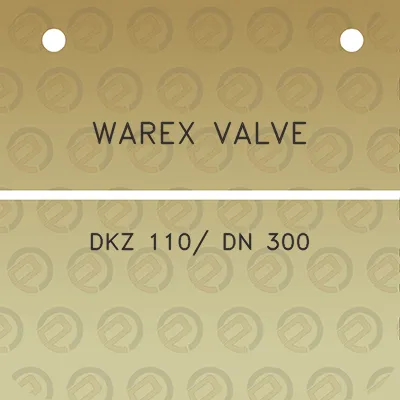 warex-valve-dkz-110-dn-300