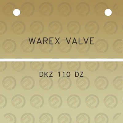 warex-valve-dkz-110-dz