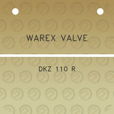 warex-valve-dkz-110-r