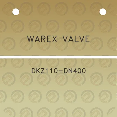 warex-valve-dkz110-dn400