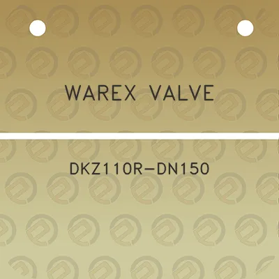 warex-valve-dkz110r-dn150