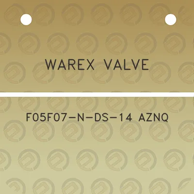 warex-valve-f05f07-n-ds-14-aznq