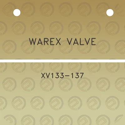 warex-valve-xv133-137