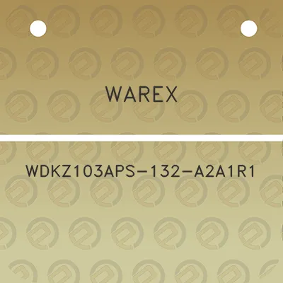 warex-wdkz103aps-132-a2a1r1