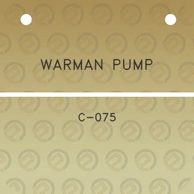 warman-pump-c-075