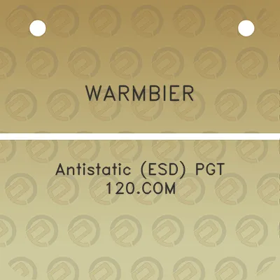 warmbier-antistatic-esd-pgt-120com