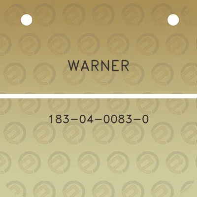 warner-183-04-0083-0