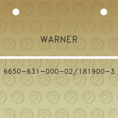 warner-6650-631-000-02181900-3