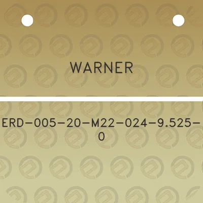 warner-erd-005-20-m22-024-9525-0