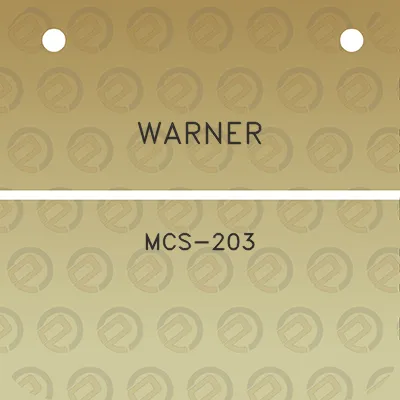 warner-mcs-203