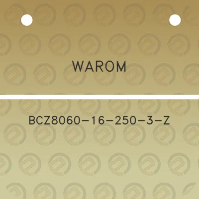 warom-bcz8060-16-250-3-z