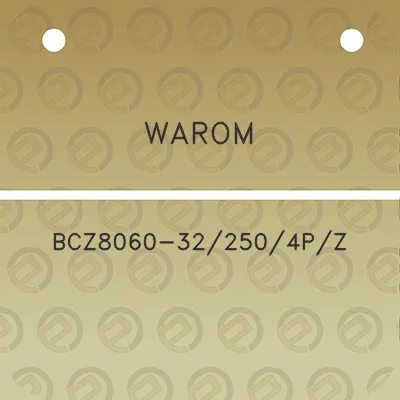 warom-bcz8060-322504pz