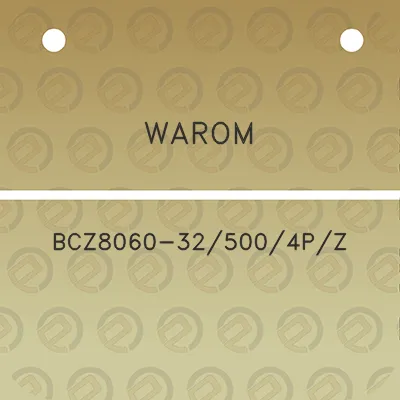 warom-bcz8060-325004pz